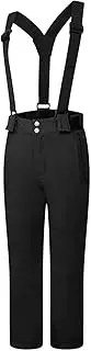 [Dare2b] Outmove II Waterproof Breathable Taped Seams Reflective Detail Warm Touch Lining Pant Salopettes - Black, 158 cm (13 Years)