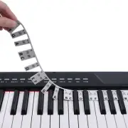Free Paste Overlay Type 61 / 88 Keys Piano Note Marker Silicone Strips for Kids