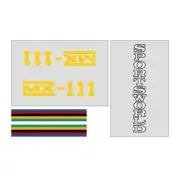 Sportsworld - MXIII Monoshock - decal set - Old school bmx