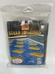 Solar Sun Rings (1 Ring) With Palm Tree Design - 1 Round Cover - New In Package!