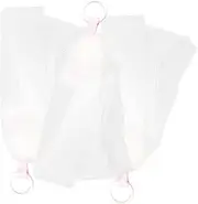 Beaupretty 3Pcs Net Soap Pouch Exfoliating Handmade Soap Saver for Body Facial Cleansing Drawstring Design for Easy Use Comfortable Texture for Gentle Exfoliation