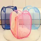 Mesh Bag Clothes Basket Polyester Sorting Storage Sundries Toys Washing