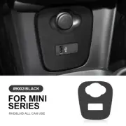 For Mini Cooper Car Cigarette Lighter Panel Sticker Trim Black Alcantara Suede