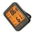 New Digital LCD Thermometer Hygrometer Room Humidity Meter Magnetic Backlit n