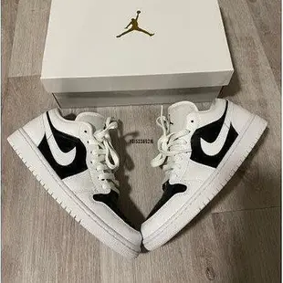 【正品】Air Jordan 1 Low Panda 黑白 熊貓 女款 DC0774-10潮鞋