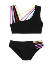 Peixoto Girls Olivia Strappy Two Piece Swimsuit Size 4 New with tags