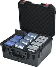 Card Case Storage for Graded Sports Cards - PSA Baseball, Basketball, Football Trading Card Holder, Waterproof Protective Organizer Box for Zion, Slab, Top Loader, Magnetic (Holds 600+Toploaders)