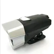 650LM COB/ T6 Bead 15 Modes Bike Light Waterproof USB Charging Bike Front Light BLACK SILVER COLOR