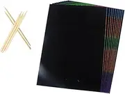 Pcs Scratch Drawing Boards Wooden Stylus for Boys and Fine Motor Skills
