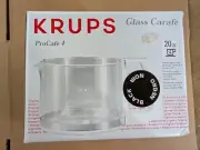 Krups ProCaffe 4 Coffee Pot Glass Carafe replacement part, black