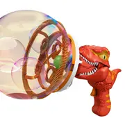 Fan Dinosaur Bubble Machine in Bubble Handheld Electric Dinosaur Bubble Machine Bubble Dinosaur Poo Red