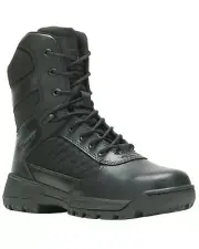 NEW Bates Women's Tactical Sport 2 3580B BLACK Side Zip Lace-Up Work Boot 9.5-M