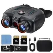 VRNV331 Naked Eye 3D VR Binocular Set Night Vision F1.2 FOV10 6X Digital Zoom