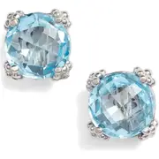 Anzie Cluster Topaz Stud Earrings