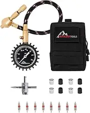 All New Boulder Tools Heavy Duty Rapid Tire Deflator Kit with Valve Caps Valve Cores & 4-in-1 Tire Valve Tool