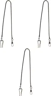 POPETPOP 3 Pcs Pocket Watch Chain Lanyard Waistcoat Chain Pocket Watch Watch Accessory Belt Key Chain Pocket Watch Holder Chain Mens Watches Gold Keychain Metal Hanging