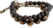 DSQUARED2 MENS Osfm Multicolored Legno Armlet 100% Wood . RARE