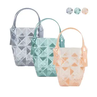 ISSEY MIYAKE 三宅一生 BAOBAO DAZZLE 4x4透明手提袋(多色選)/平行輸入/ 綠