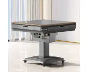 42 MM Chinese Style Folding Automatic Mahjong Table / Dining Table / 2 Sets 144 Tiles Grey