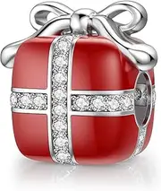 [SEVENWELL] Snowflake Charm for Pandora Dog Cat Blue Snowflake Dangle Charm Sterling Silver Xmas Gift