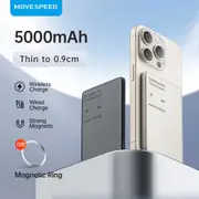 MOVE SPEED S5 Ultra-thin Titanium Magnetic Power Bank 5000mAh PD20W (YSPBS05)