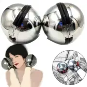 Stainless Steel Binding Set Handcuffs Helmet Slave Lock Ball Helmet Couples