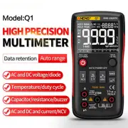 Digital True RMS 9999 Counts Analog Professional Tester DIY Transistor Capacitor
