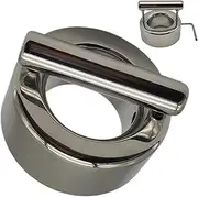 DTRNYCZ BDSM Split Testicle Rod Cock Ring for Men Stainless Steel Heavy Ball Stretcher Testicle Ring Erotic CBT Bondage Testicle Weight Pendant Sex Toy(L72*N43*H34)