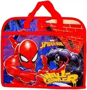 [TDL] Children's Character Marvel Spiderman Book bag Document School Bag Back to School, Multicolour, One Size
