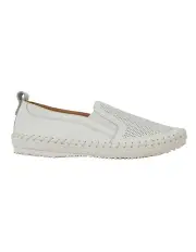 [Active Flex] Riva Sneakers in White Leather