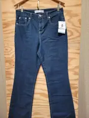 Jaclyn Smith Angel Fit Size 10 Women's Jean Denim Straight Boot Cut