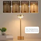 Cordless USB Rechargeable Table Desk Lamp LED Touch Dimmable Bedroom Light