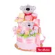 【Familidoo 法米多】考拉三層尿布蛋糕(粉色) 新生兒禮盒 彌月禮盒 滿月送禮 (8折)