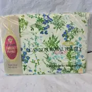 1970's Vintage Cannon Royal Family Twin Fitted Sheet Percale Cotswolds Retro NOS