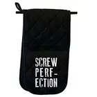 Screw Perfection - Novelty Double Mitt Oven Gloves Double Kitchen Chef BBQ Mitts