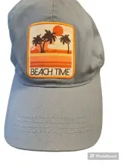 David and Young Blue Adjustable Baseball Cap Hat NWT. "Beach Time"