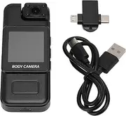 Mini Body Camera Video Recorder,4K Ultra High Definition Recording Mini Body Camera,180 ° Rotatable Lens HD 1080P Cam,for Sports Cycling