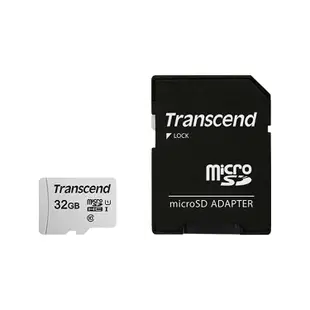 Transcend 創見 32GB Micro SD 300S 記憶卡 SDHC C10 TF (10折)