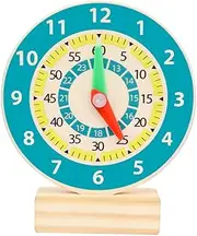 Gatuida Clock for Educational Plaything Cognitive Learning Activity Shape and Color Recognition for Boys and Ages