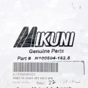 Mikuni Main Jet #162.5 Part Number - KN1006041625