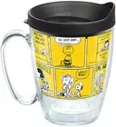 Tervis Clear Mug with Handle - 16oz Double Walled - Peanuts-70th Comic Strip