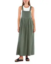 Billy T Chambray Overall Maxi Dress