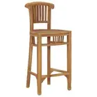 Bar Stool Solid Teak Wood vidaXL