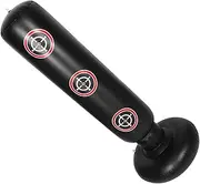 TOGEVAL Inflatable Punching Bag for Adults Heavy Duty Standing Boxing Equipment for Fitness Training Portable Design with Stable Base for Indoor Exercise and Fun Practice Sessions