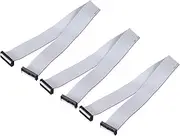 uxcell 3 Pcs IDC Flat Ribbon Cable, 2.54mm Pitch 32mm Width 50cm Long 26 Pin FC to FC Flat Ribbon Connector Jumper Wire for PC, LED Displays