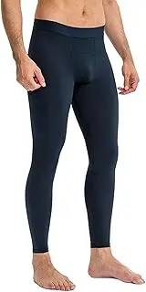 [Anawakia] Men's Compression Pants Phone Pocket Running Leggings Tights Yoga Workout Thermal Pants Athletic Baselayer