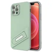 Shockproof Slim Case for iPhone 13 12 Pro Max with Stand - Green