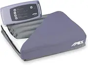Apex Medical Sedens 500- Alternating Pressure Seat Cushion with Portable Pump – Lower Back & Butt Pain Relief- Fits Wheelchair, Office Chair, Driver Seat - Battery Embedded (17" x 17")