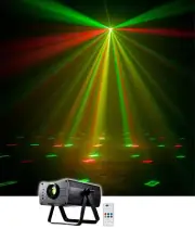 American DJ ANI MOTION 20W Red/Green Compact Laser Effect Light+Wireless Remote