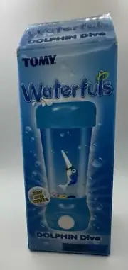 TOMY Waterfalls Dolphin Dive Blue Water Game Ring Toss NEW OPEN BOX 2008